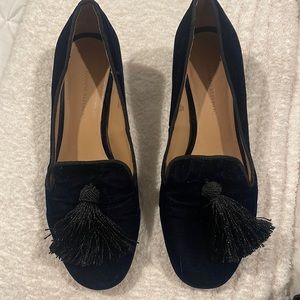 Banana republic velvet heels 7.5